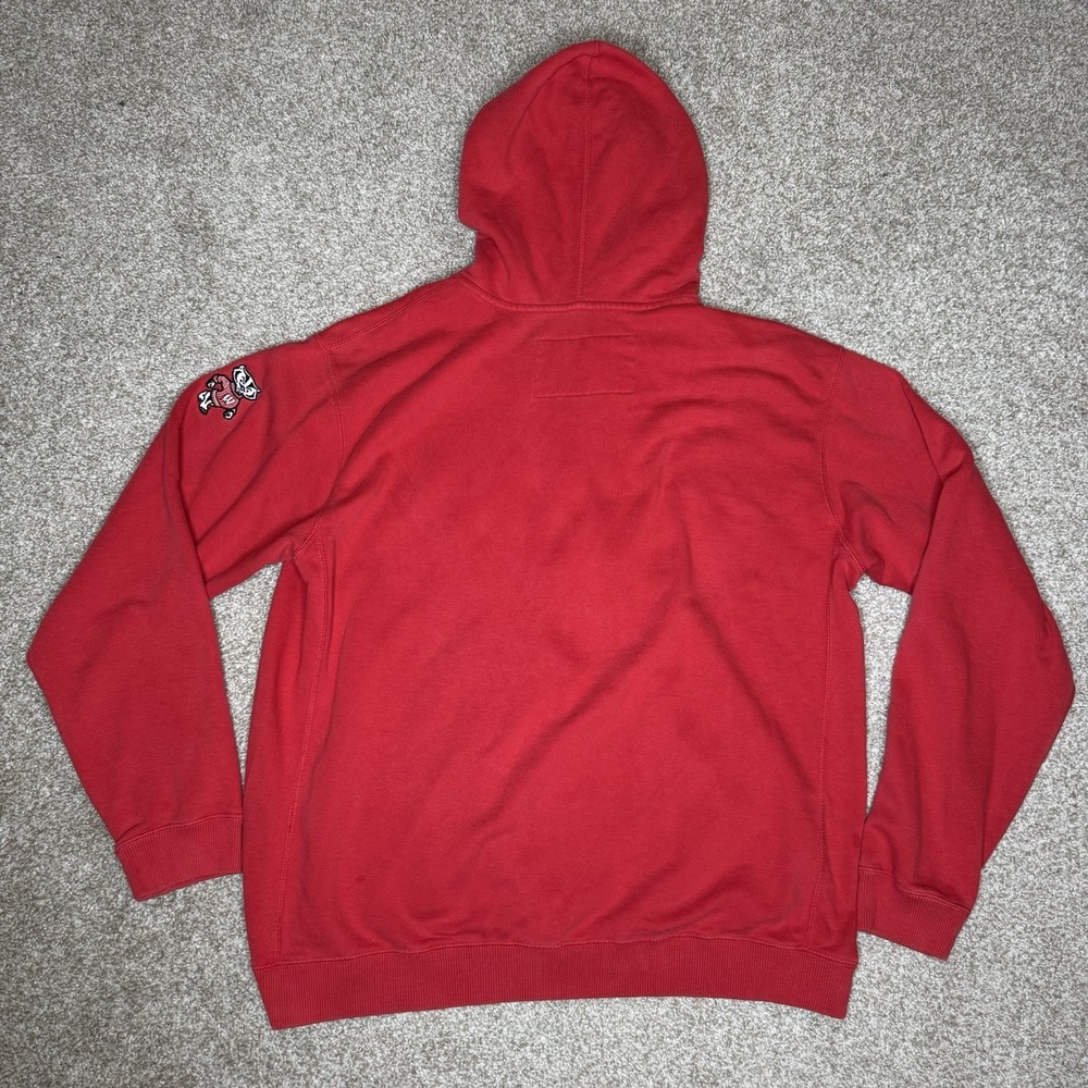 Wisconsin Badgers Zip Up Hoodie Men's XLarge American Classic Sportswear - Picture 2 of 12